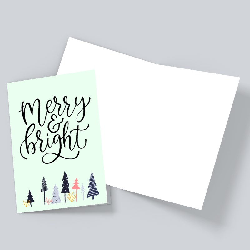 Merry & Bright Christmas Card