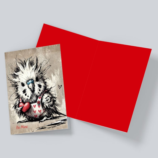 "Be Mine"– Bird Valentine’s Day Card